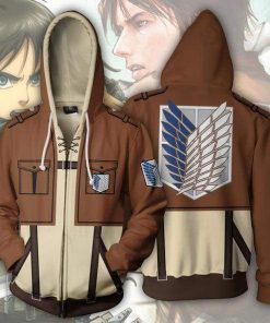 Eren Yeager Jacket All Over Print Hoodie and Zip