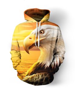 Exclusive – USA Eagle Sunset 3D Hoodie