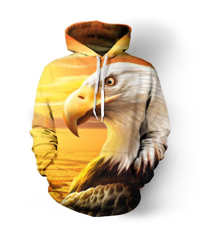 Exclusive – USA Eagle Sunset 3D Hoodie