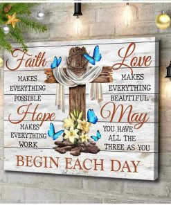 Faith Hope Love Butterfly Wall Art Decor Faith Hope Love Butterfly Wall Art Decor