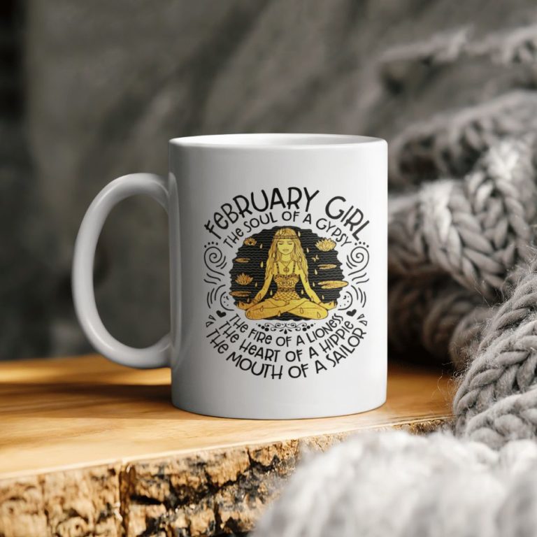 February Girl The Soul Of A Gypsy Ceramic Mug
