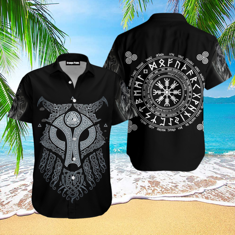 Fenrir 3D Vikings Hawaiian Shirt