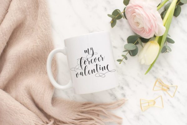 Fiancee My Forever Valentine Mug