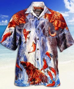 Fighting In Waterfall Hawaiian Shirt