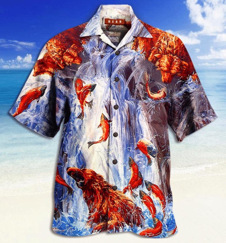 Fighting In Waterfall Hawaiian Shirt