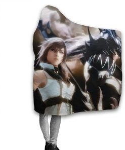 Final Fantasy Fleece Blanket – Game Printed Flannel Hooded Blanket Final Fantasy Fleece Blanket – Game Printed Flannel Hooded Blanket