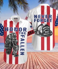 Firefighter Apparels Never Forget Tropical Hawaiian Shirt