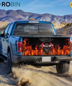 Firefighter Truck Tailgate Decal Sticker Wrap Firefighter Truck Tailgate Decal Sticker Wrap