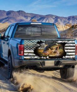 Fishing American Truck Tailgate Decal Sticker Wrap Fishing American Truck Tailgate Decal Sticker Wrap