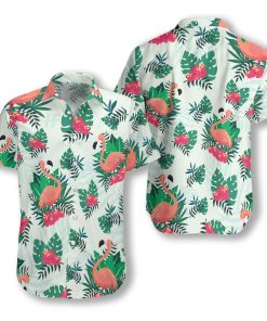Flamingo Summer Beach Tropical Hawaiian Shirt
