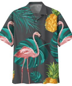 Flamingo Tropical Hawaiian Shirt