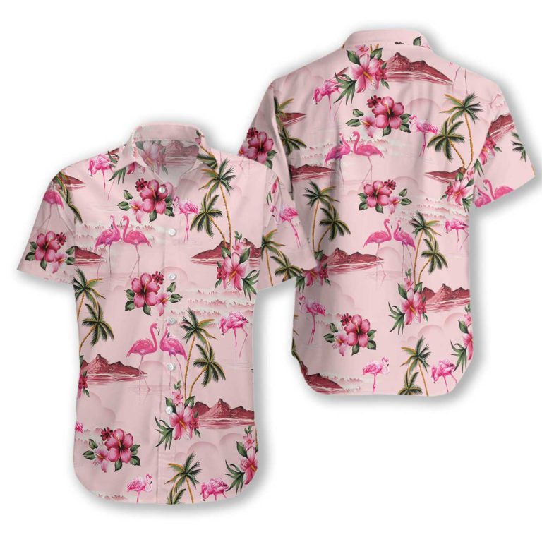 Flamingo Tropical Hawaiian Shirt RB4422