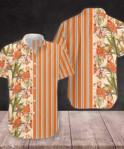 Floral Flamingo Retro Vintage Tropical Button Down Shirt