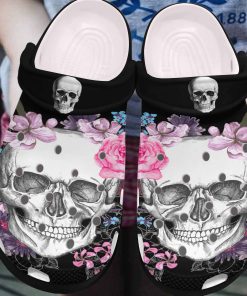 Floral Skull Shoes  Skull  Crocs Shoes