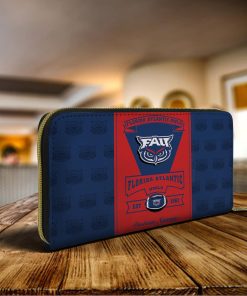 Florida Atlantic Owls Custom Name Zip Around Wallets
