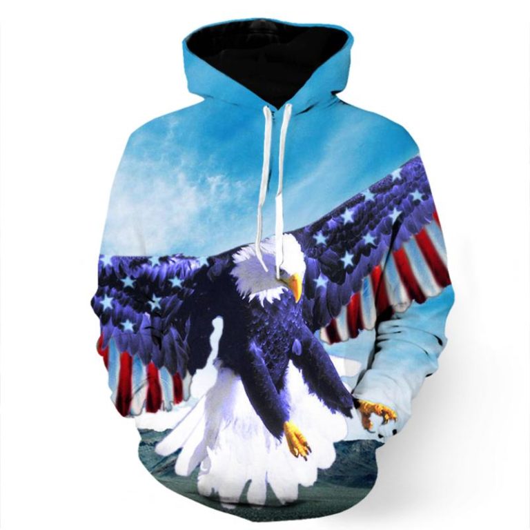Fly High American Eagle Hoodie