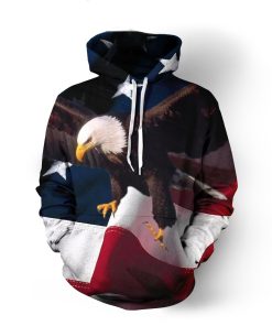 Flying Eagle USA 3D Hoodie