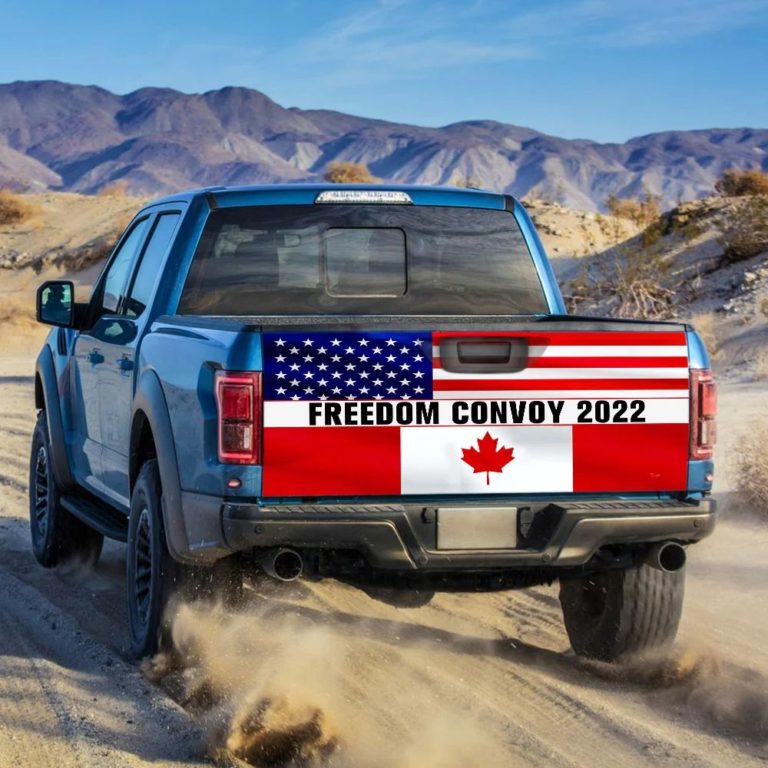 Freedom Convoy 2022 Truck Tailgate Decal Truck Tailgate Sticker