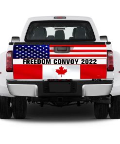 Freedom Convoy 2022 Truck Tailgate Decal Truck Tailgate Sticker Freedom Convoy 2022 Truck Tailgate Decal Truck Tailgate Sticker