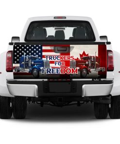 Freedom Convoy 2022 Truck Tailgate Sticker Truckers For Freedom Freedom Convoy 2022 Truck Tailgate Sticker Truckers For Freedom