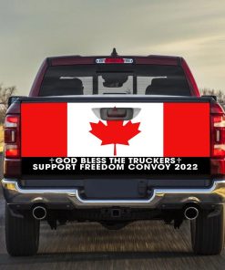 Freedom Convoy 2022, Truckers For Freedom, Canadian Trucker, Mandate Freedom Truck Tailgate Sticker Freedom Convoy 2022, Truckers For Freedom, Canadian Trucker, Mandate Freedom Truck Tailgate Sticker