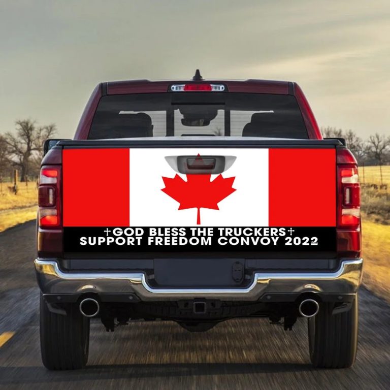Freedom Convoy 2022, Truckers For Freedom, Canadian Trucker, Mandate Freedom Truck Tailgate Sticker