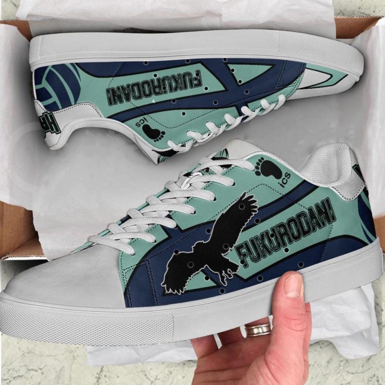 Fukurodani Academy Haikyuu Low top Leather Stan Smith Sneaker, Casual Shoes