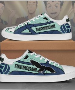 Fukurodani Academy Haikyuu Low top Leather Stan Smith Sneaker, Casual Shoes