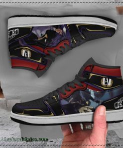 Fumikage Tokoyami Boot Sneakers Custom My Hero Academia Anime Shoes Fumikage Tokoyami Boot Sneakers Custom My Hero Academia Anime Shoes