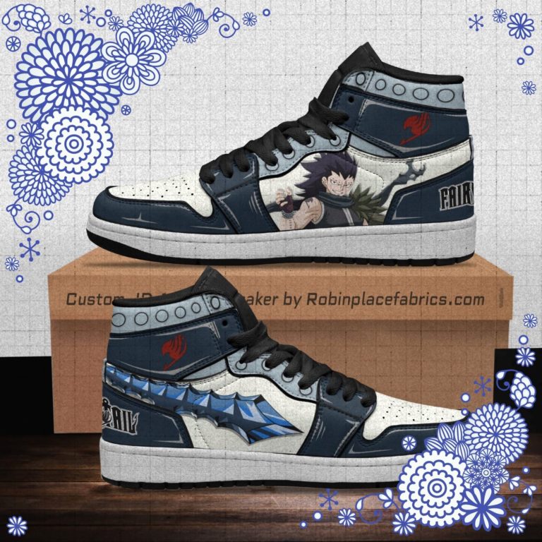 Gajeel Redfox Shoes Custom Fairy Tail Anime Boot Sneakers