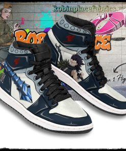 Gajeel Redfox Shoes Custom Fairy Tail Anime Boot Sneakers