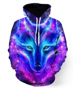 Galactic Wolf Hoodie