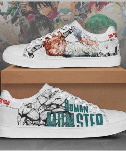 Garou One Punch Man Low top Leather Stan Smith Shoes, Custom Sneaker
