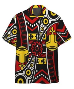 Gearhumsn 3D King Of Clubs Alexandre Casual Button Down Hawaiian Shirts
