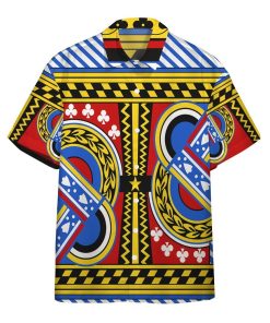 Gearhumsn 3D Queen Of Clubs Argine Casual Button Down Hawaiian Shirts Gearhumsn 3D Queen Of Clubs Argine Casual Button Down Hawaiian Shirts