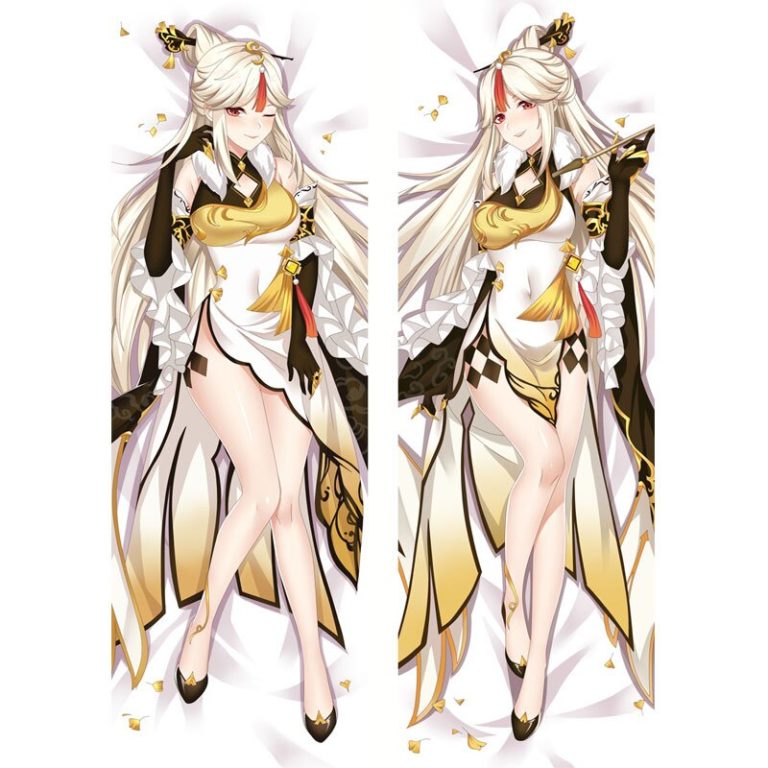 Genshin Impact Dakimakura Sexy Ning Guang Body Pillow Cover and Inserts