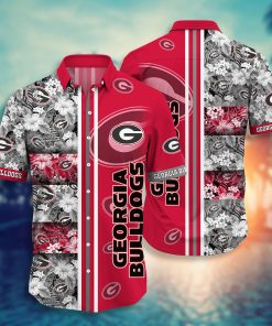 Georgia Bulldogs Hawaiian Aloha Shirts NCAA
