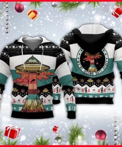 Get In Loser We?re Doing Butt Stuff Knitting Pattern Black 3D All Over Printed Camping Hoodie Shirt