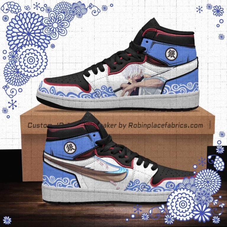 Gintoki Sakata Anime Shoes Gintama Custom Boot Sneakers