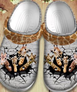Giraffe Family  Shoes – Lovely Garden – Crocs Shoes
