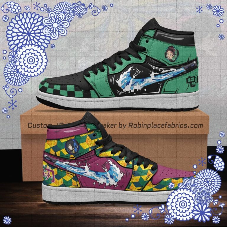 Giyuu x Tanjiro Anime Shoes Demon Slayers Boot Sneakers