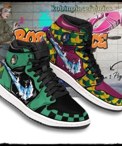 Giyuu x Tanjiro Anime Shoes Demon Slayers Boot Sneakers