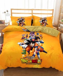 Goku Bed Set Super Characters Dragon Ball Z Anime Bedding