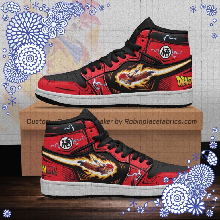 Goku God Anime Shoes Custom Dragon Ball Boot Sneakers