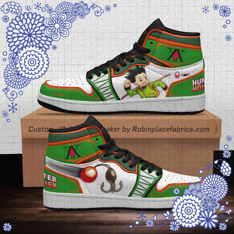 Gon Freecss Shoes Custom Hunter x Hunter Anime Boot Sneakers
