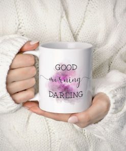 Good Morning Darling Personalised Splash Coffee Mug