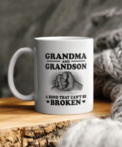 Grandma And Grandson A Bond That Can’t Be Broken Ceramic Coffee Mug Grandma And Grandson A Bond That Can’t Be Broken Ceramic Coffee Mug