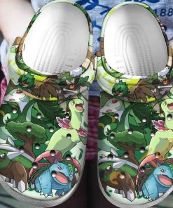Grass Starters Pokemon Rubbers Comfy Footwear Clog Crocs Shoes