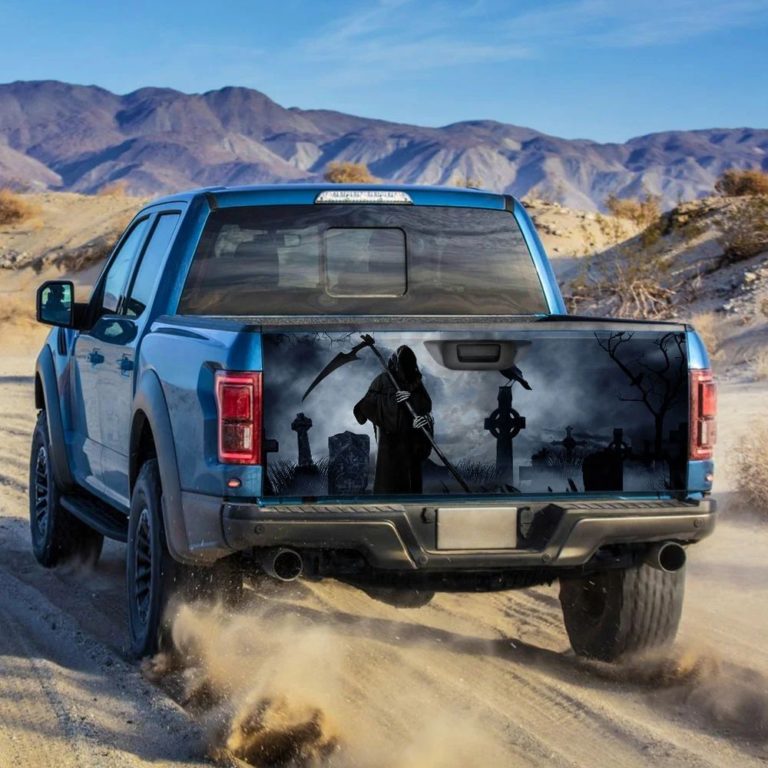 Grim Reaper Tailgate Decal Sticker Wrap