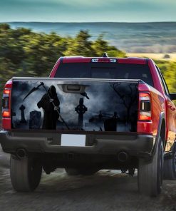 Grim Reaper Tailgate Decal Sticker Wrap Grim Reaper Tailgate Decal Sticker Wrap
